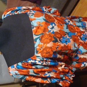 All the Colors Floral Print Top